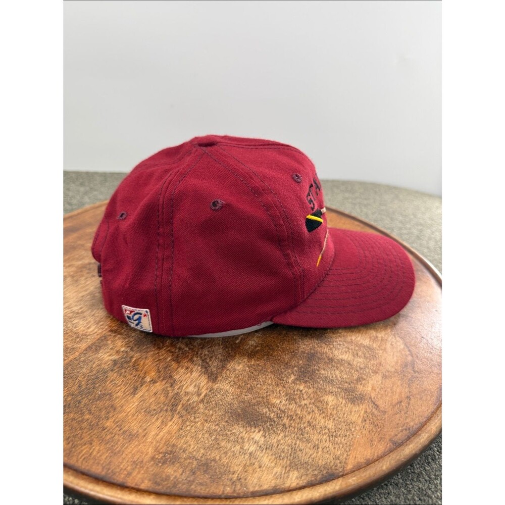 Stanford Crew Hat Embroidered Red Cap The Game Vintage College - Picture 3 of 9